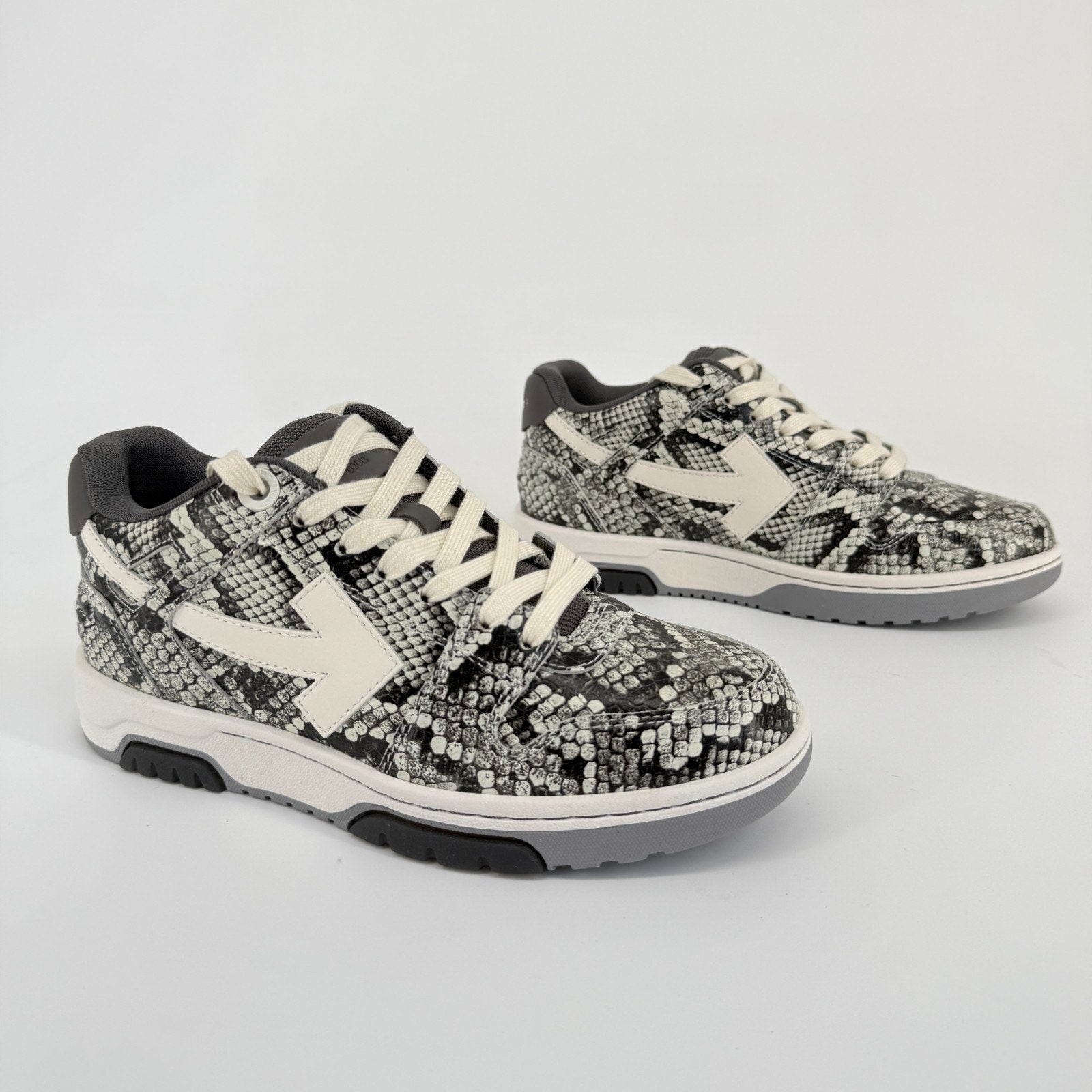 Off-White Out Of Office Womens Sneakers Sz 8 38.5 Python Virgil Streetwear Rare