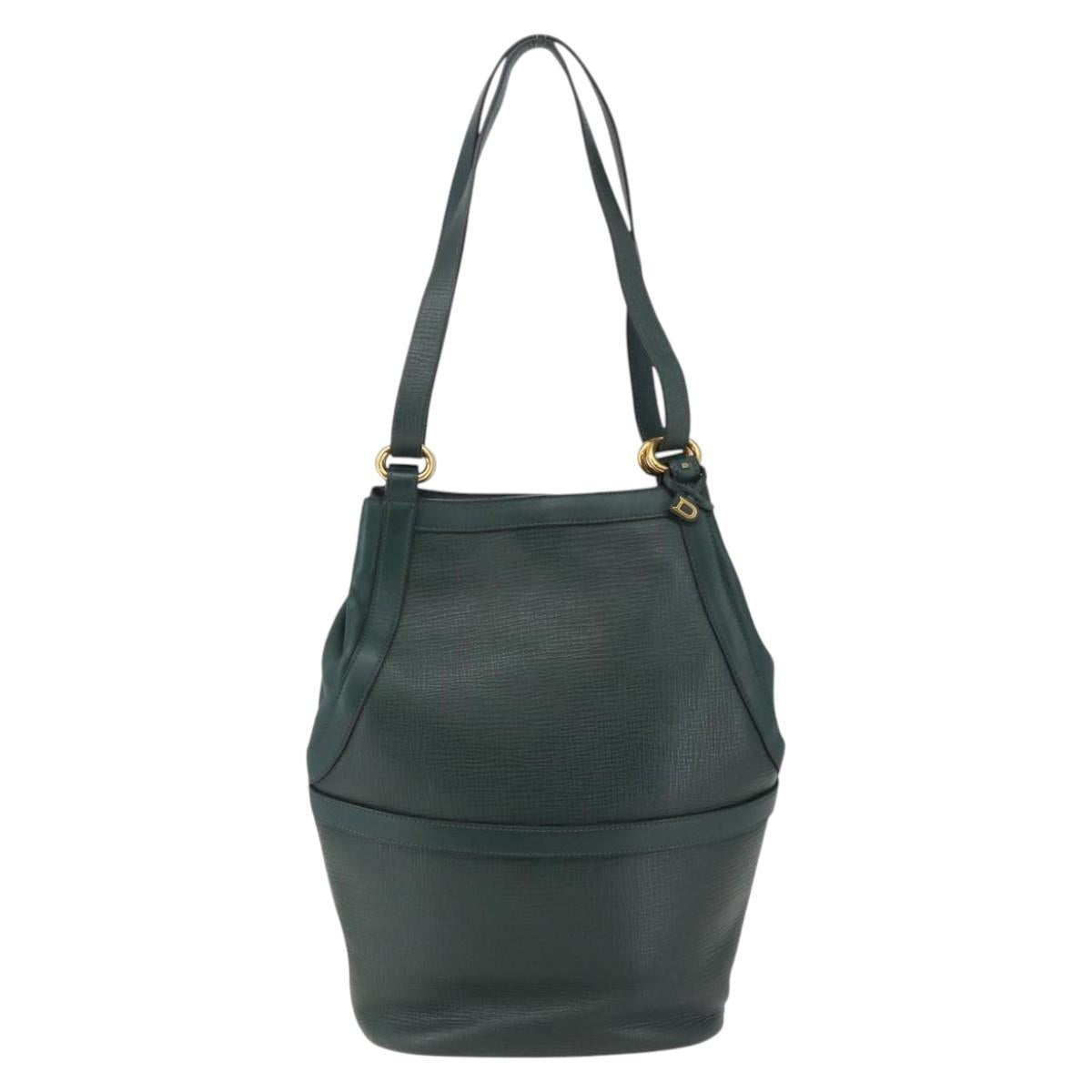 Delvaux Brussels Green Shoulder Bag