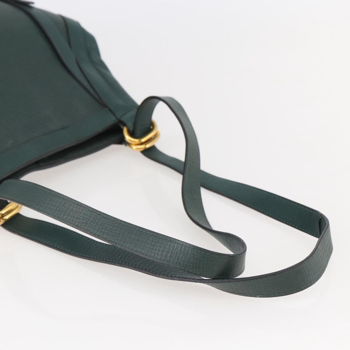 Delvaux Brussels Green Shoulder Bag