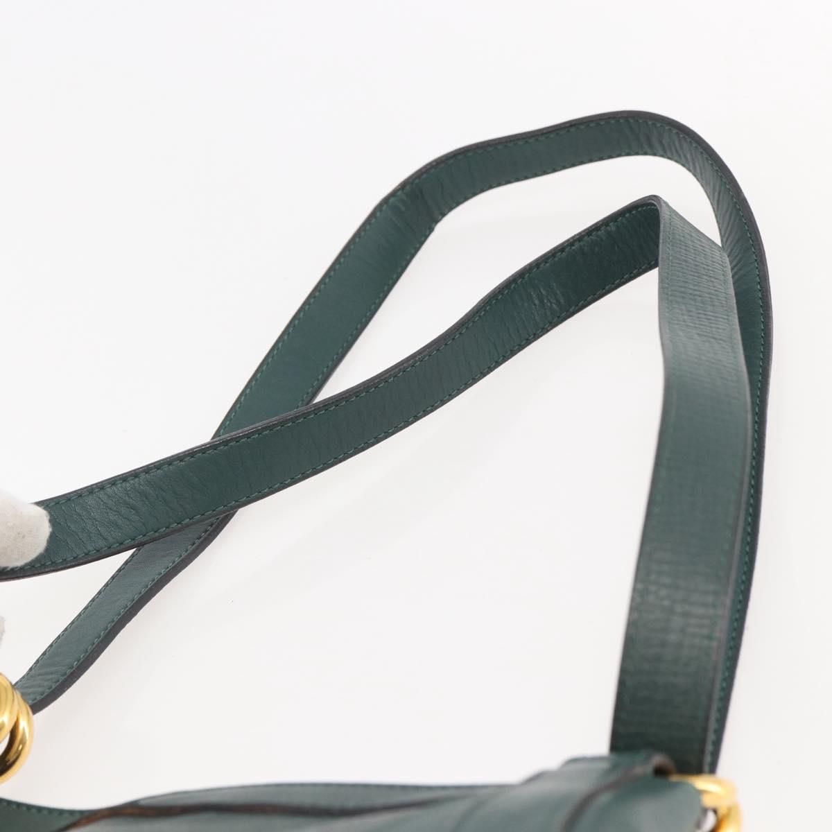 Delvaux Brussels Green Shoulder Bag