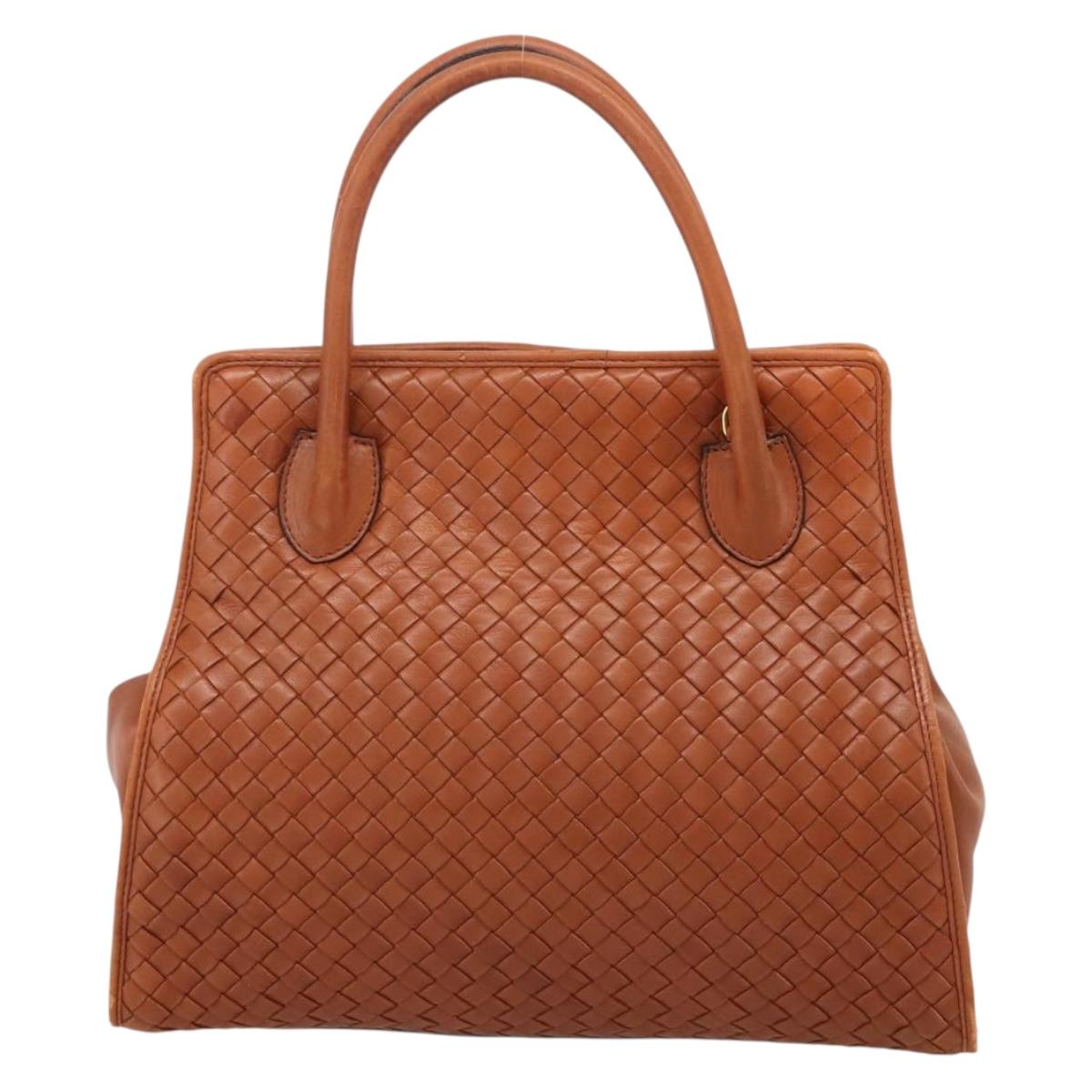 Bottega Veneta Brown Intrecciato Handbag