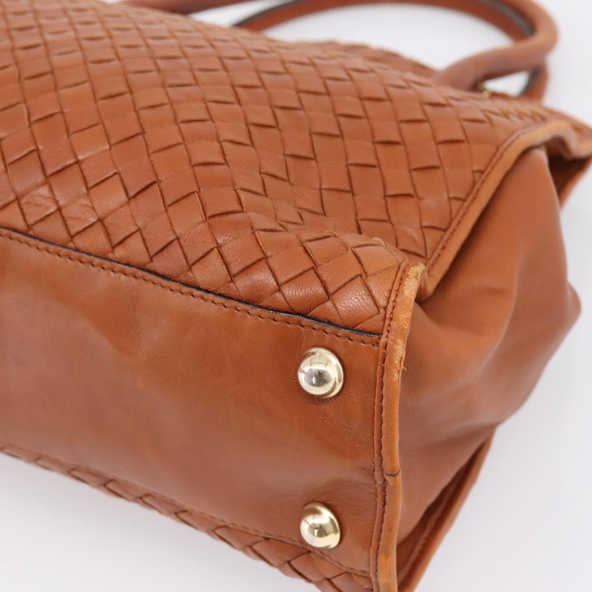 Bottega Veneta Brown Intrecciato Handbag