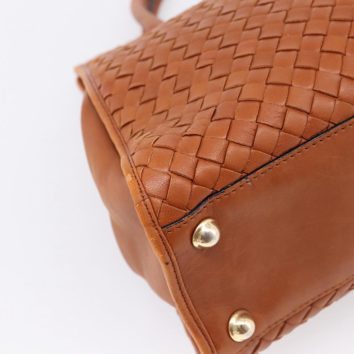 Bottega Veneta Brown Intrecciato Handbag