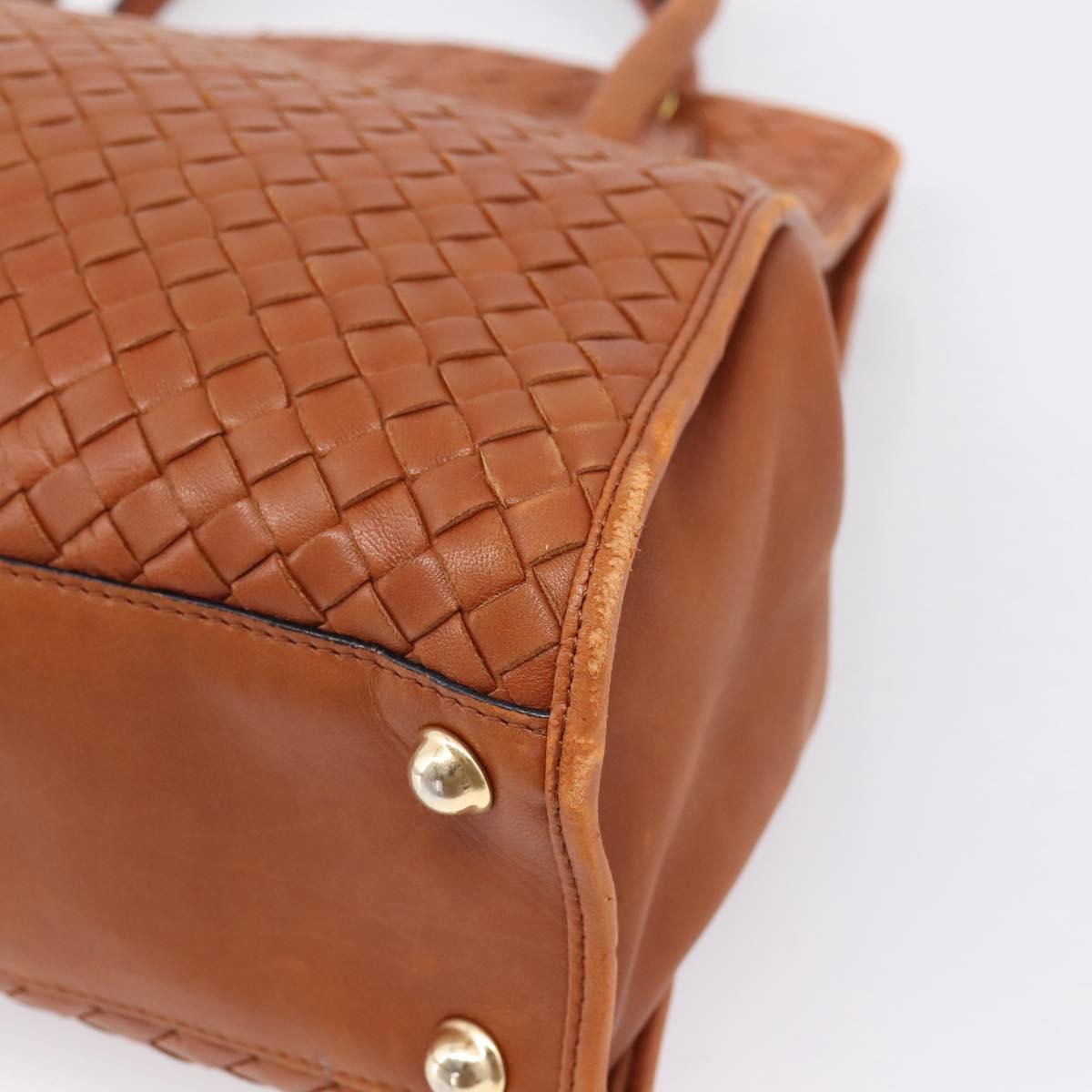 Bottega Veneta Brown Intrecciato Handbag