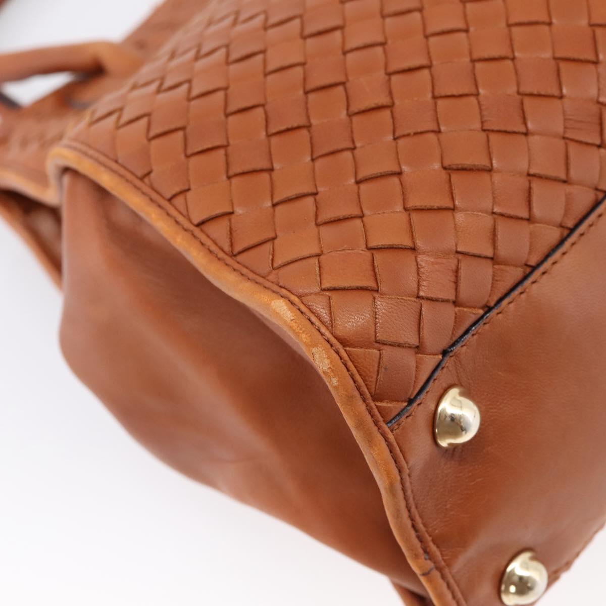 Bottega Veneta Brown Intrecciato Handbag