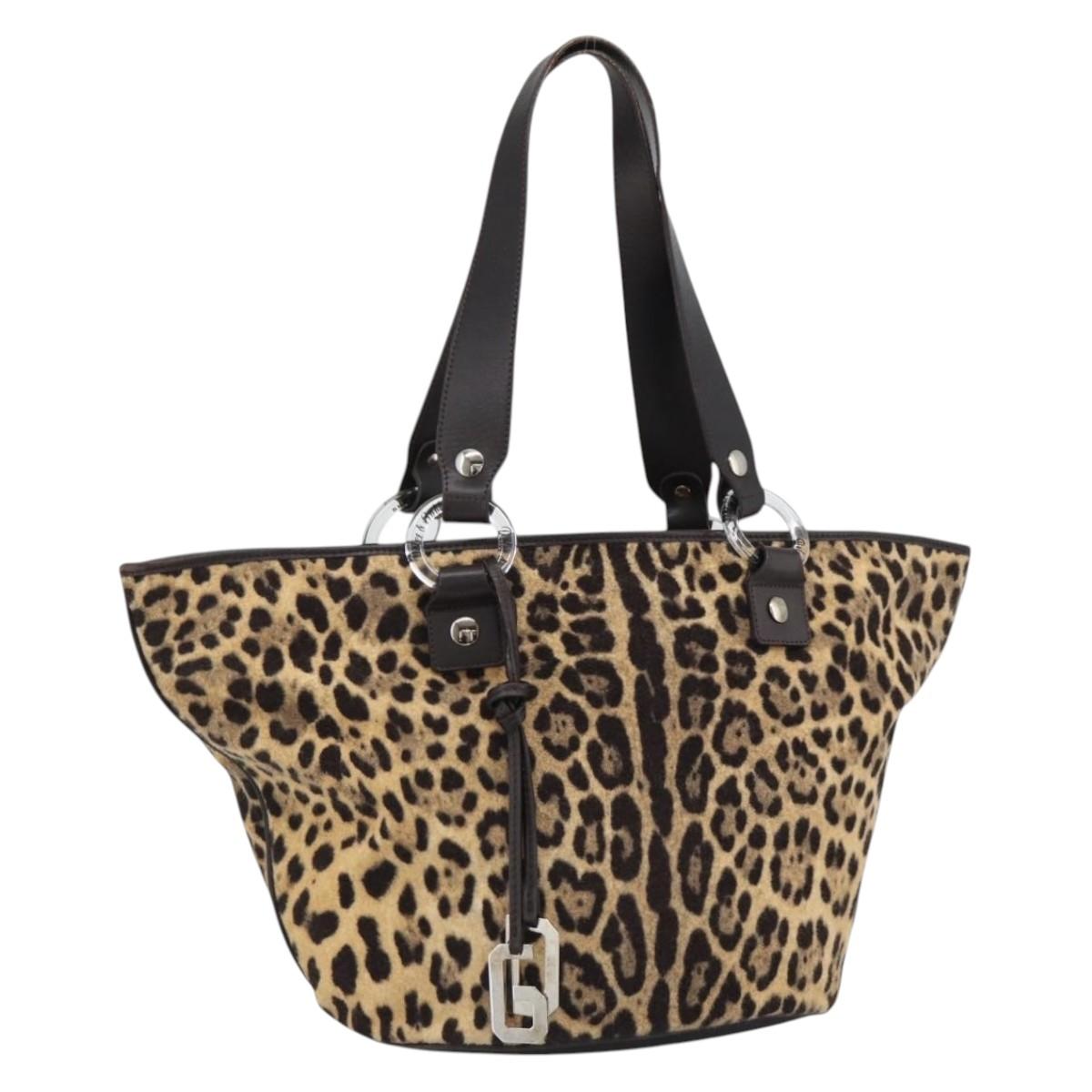 Dolce & Gabbana Leopard Plush Tote