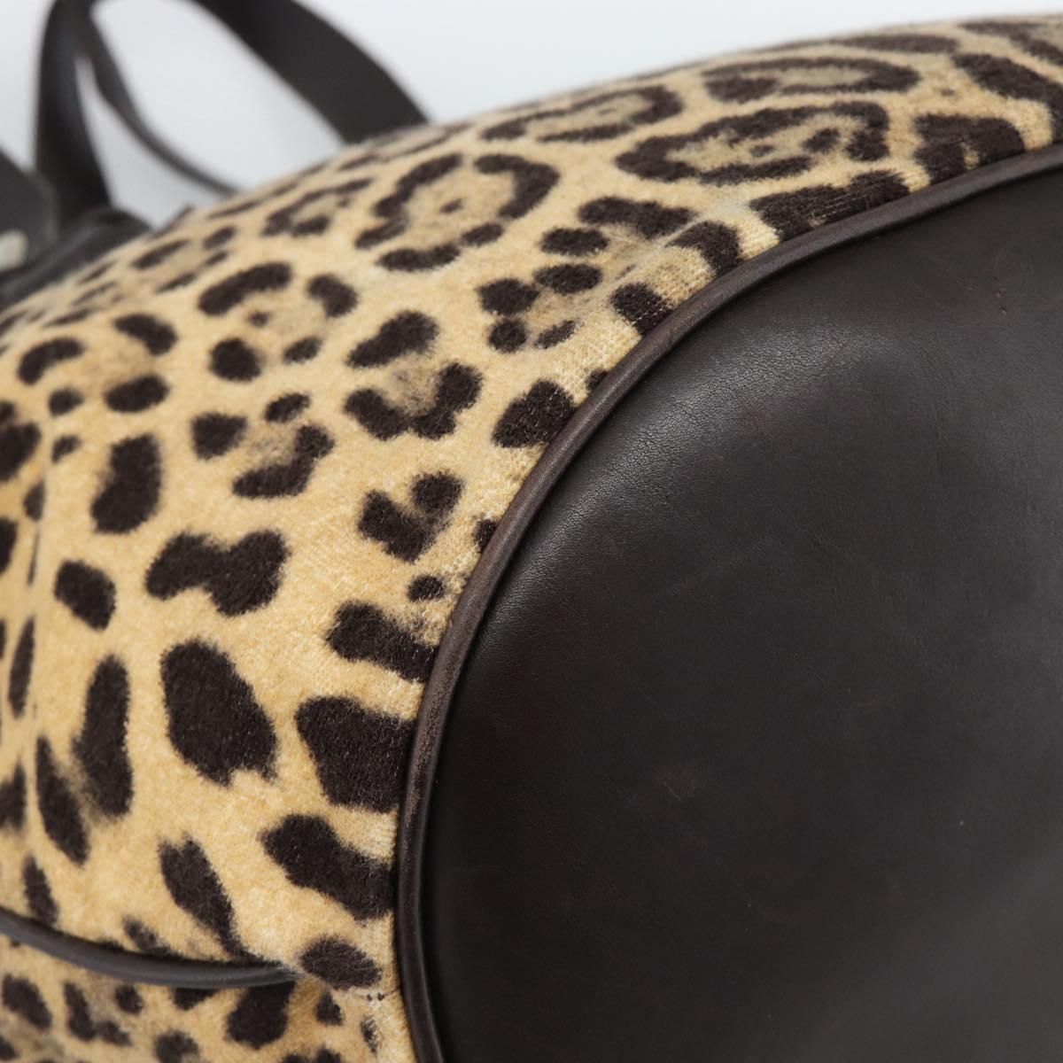 Dolce & Gabbana Leopard Plush Tote