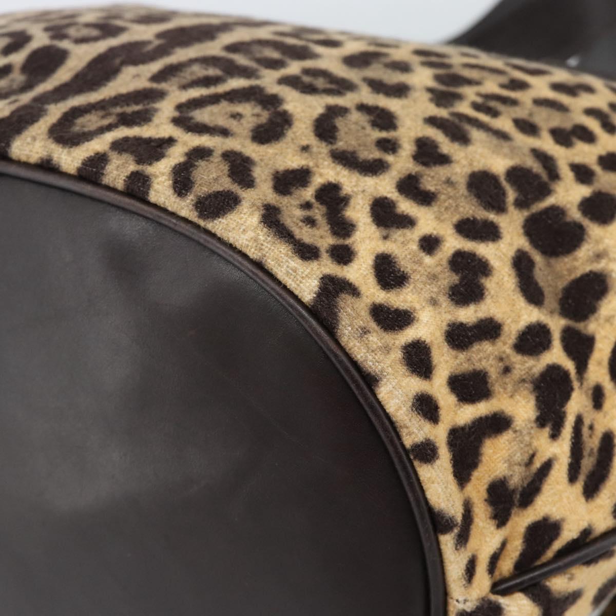 Dolce & Gabbana Leopard Plush Tote