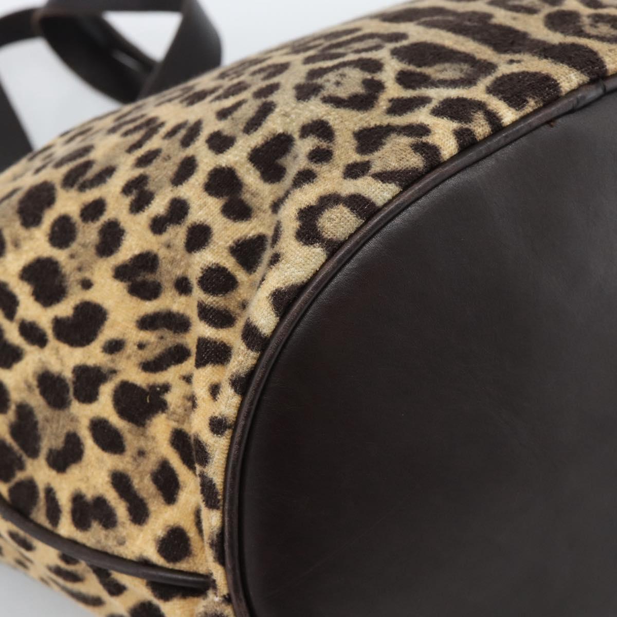 Dolce & Gabbana Leopard Plush Tote