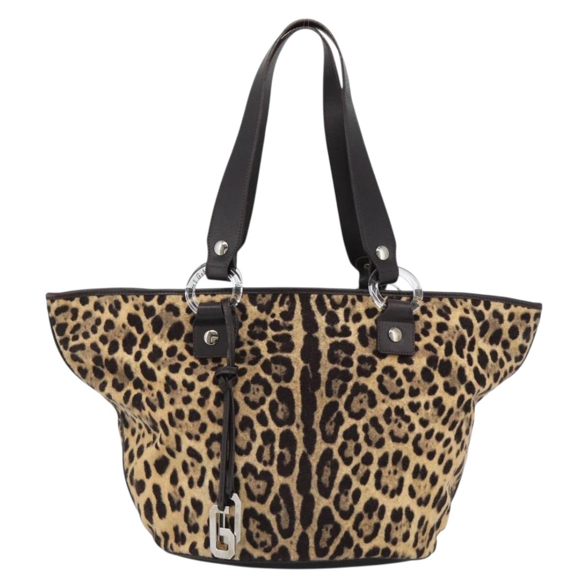 Dolce & Gabbana Leopard Plush Tote