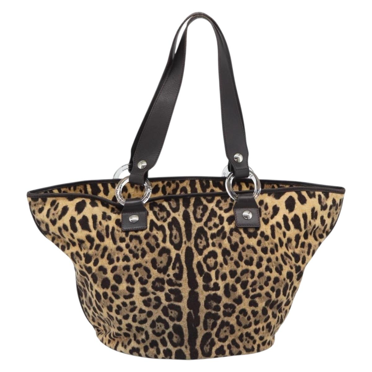 Dolce & Gabbana Leopard Plush Tote