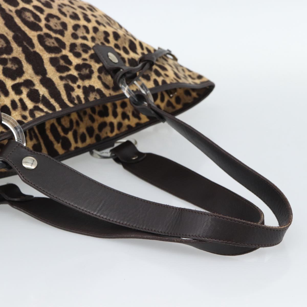 Dolce & Gabbana Leopard Plush Tote