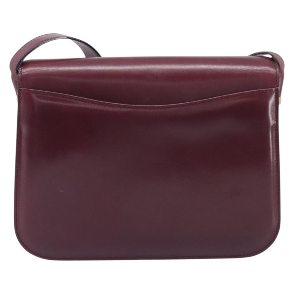 Celine Bordeaux Triomphe Crossbody