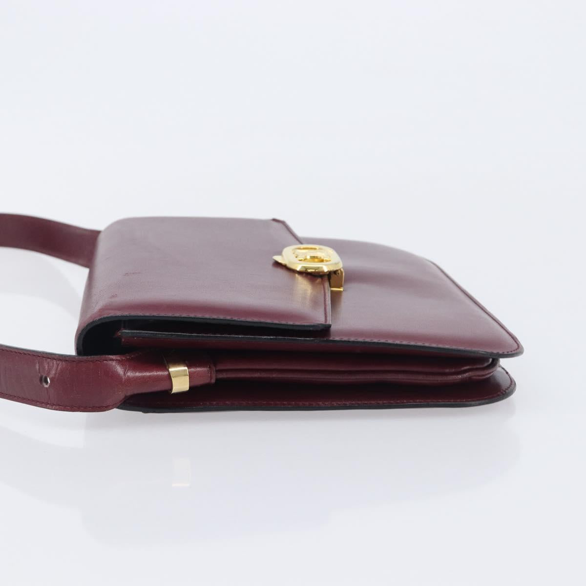 Celine Bordeaux Triomphe Crossbody