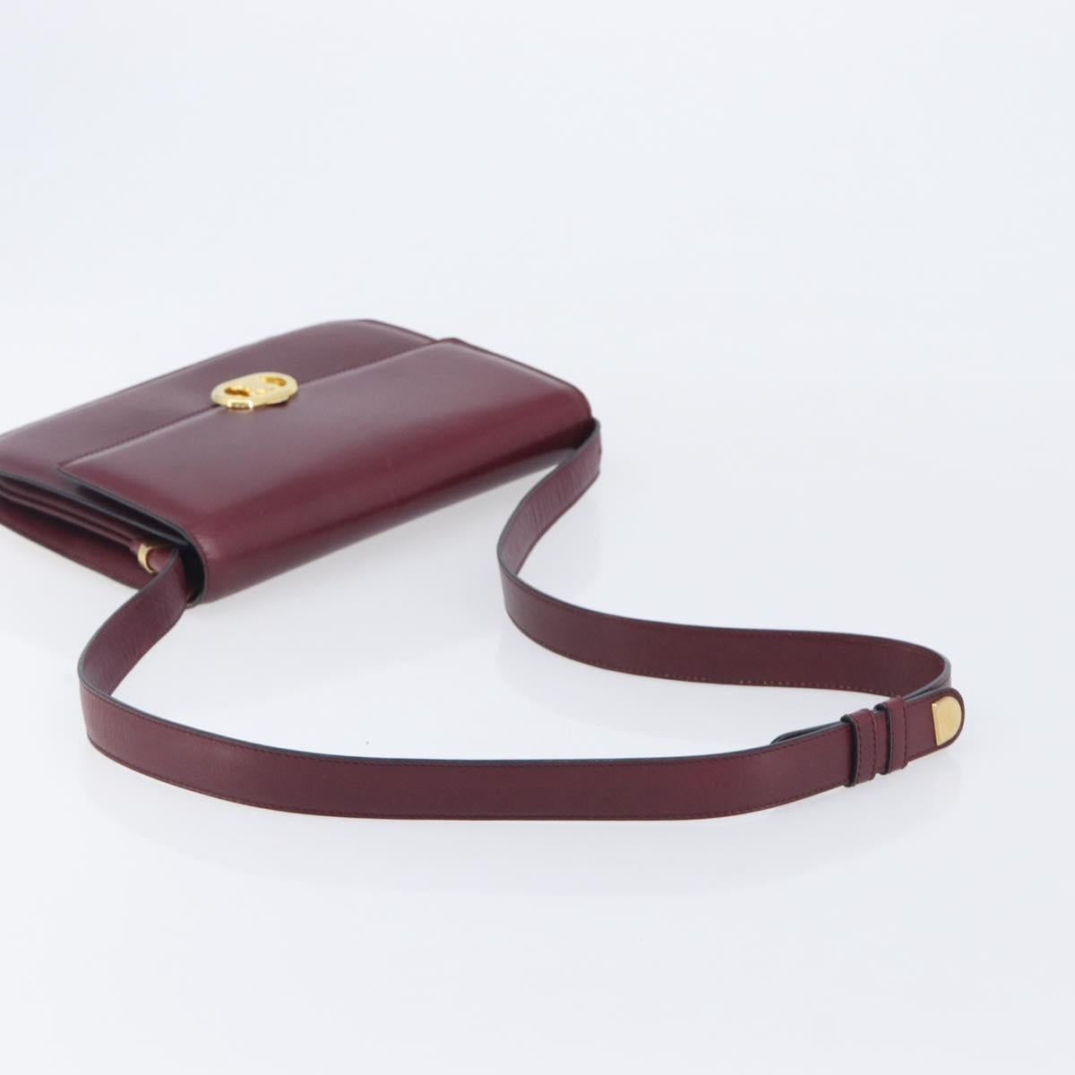 Celine Bordeaux Triomphe Crossbody