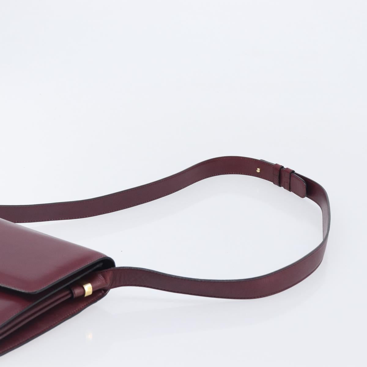 Celine Bordeaux Triomphe Crossbody