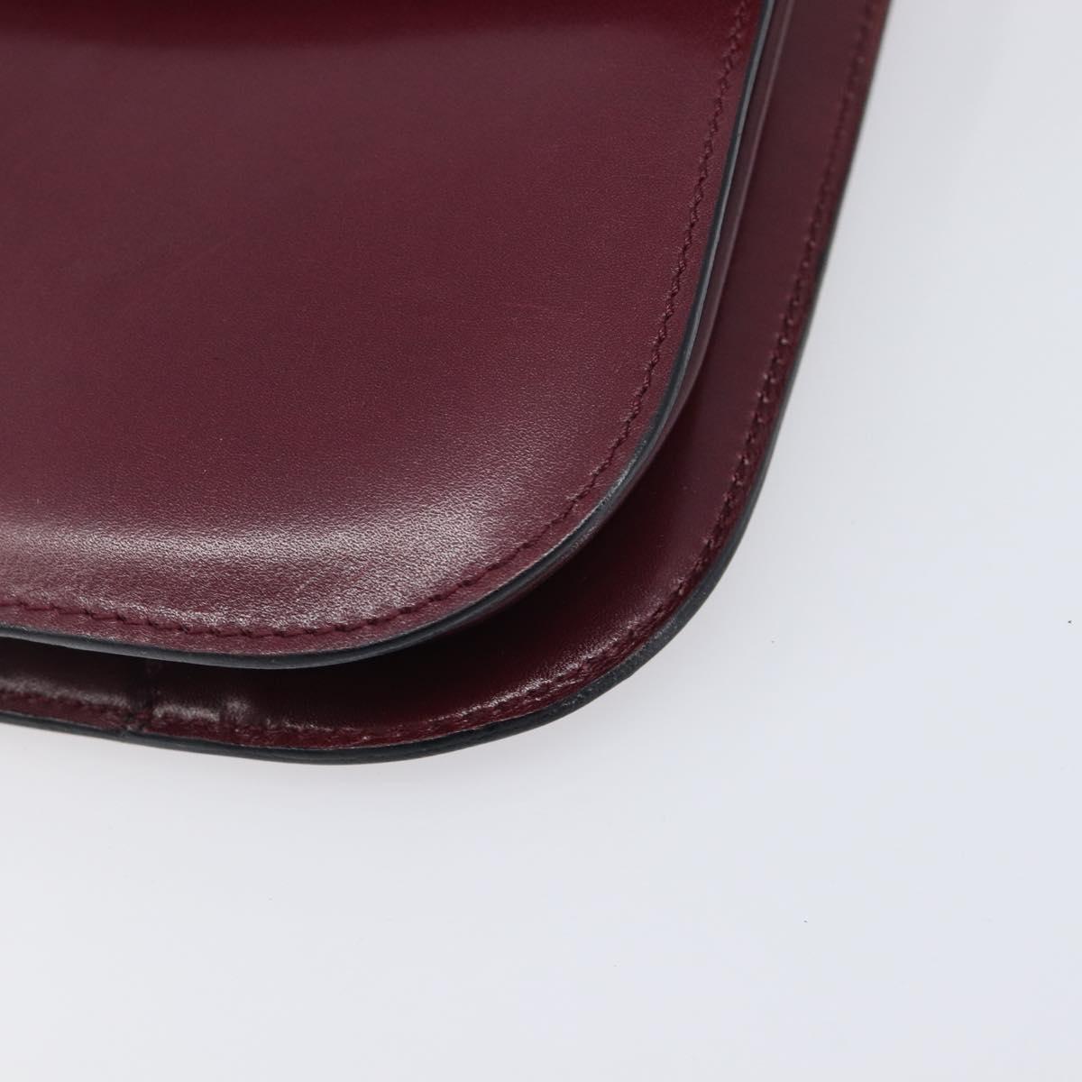 Celine Bordeaux Triomphe Crossbody