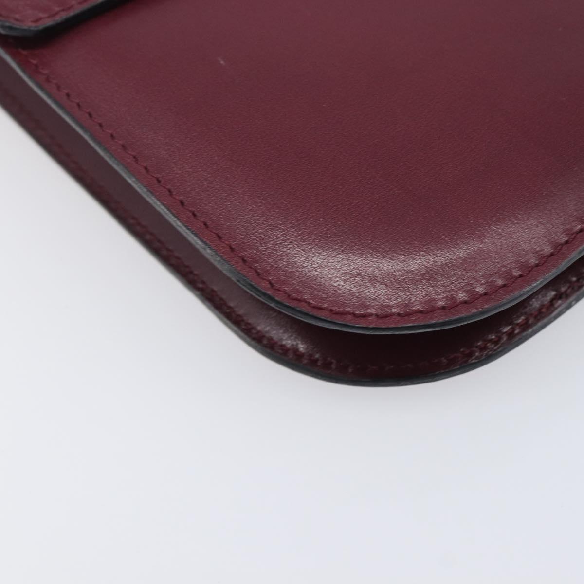 Celine Bordeaux Triomphe Crossbody