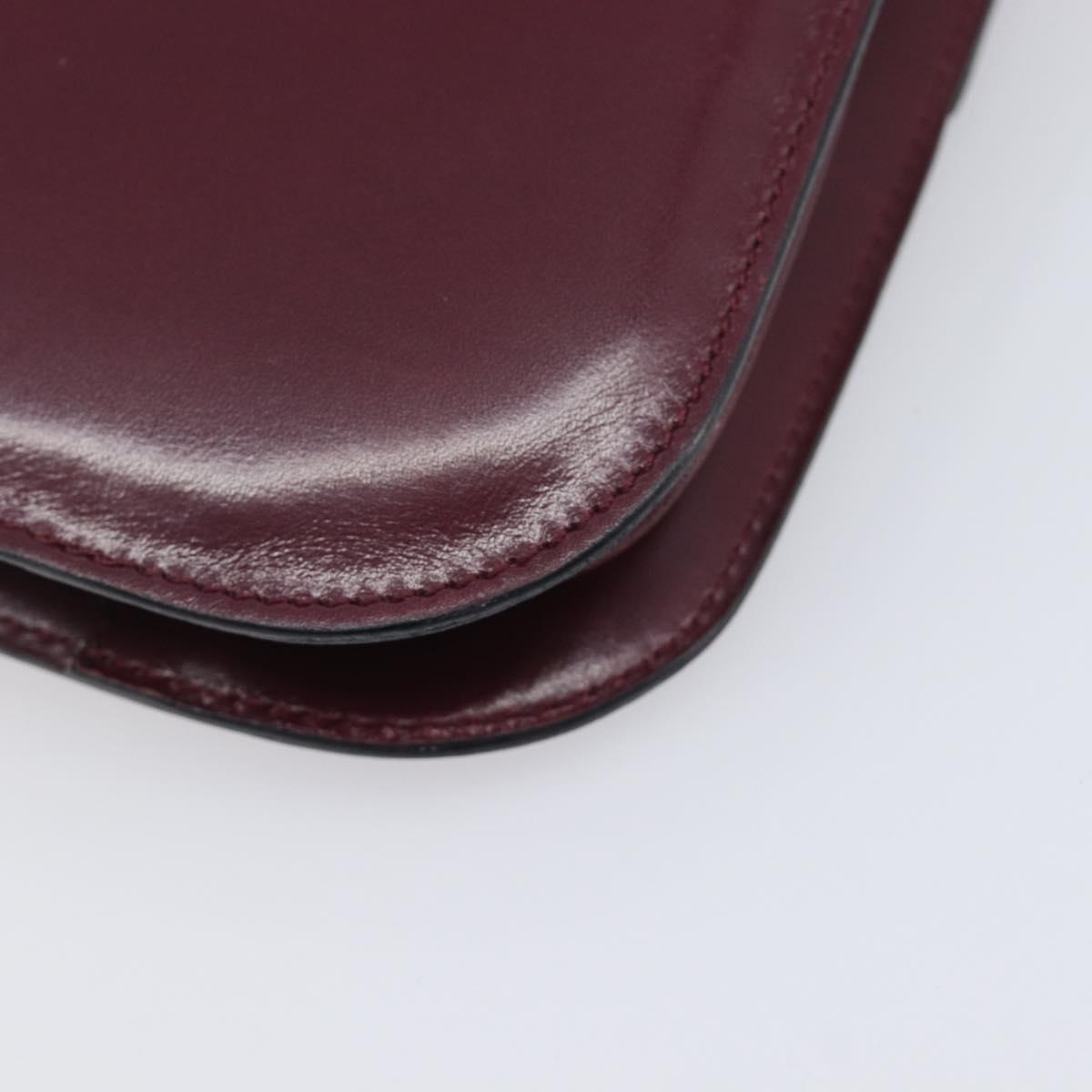 Celine Bordeaux Triomphe Crossbody