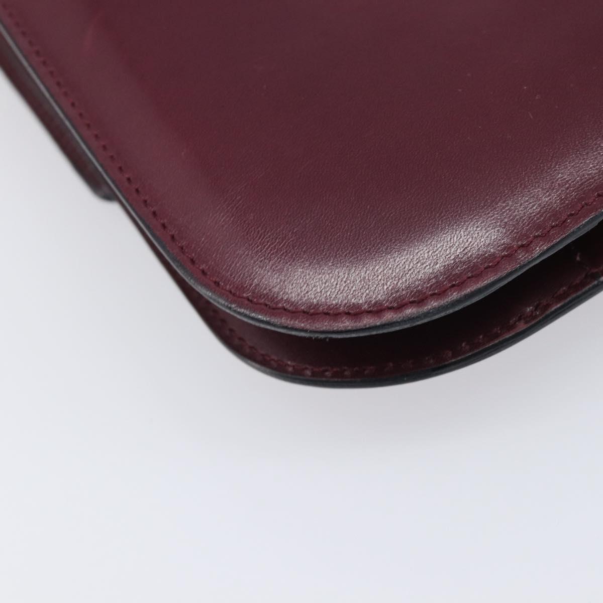 Celine Bordeaux Triomphe Crossbody
