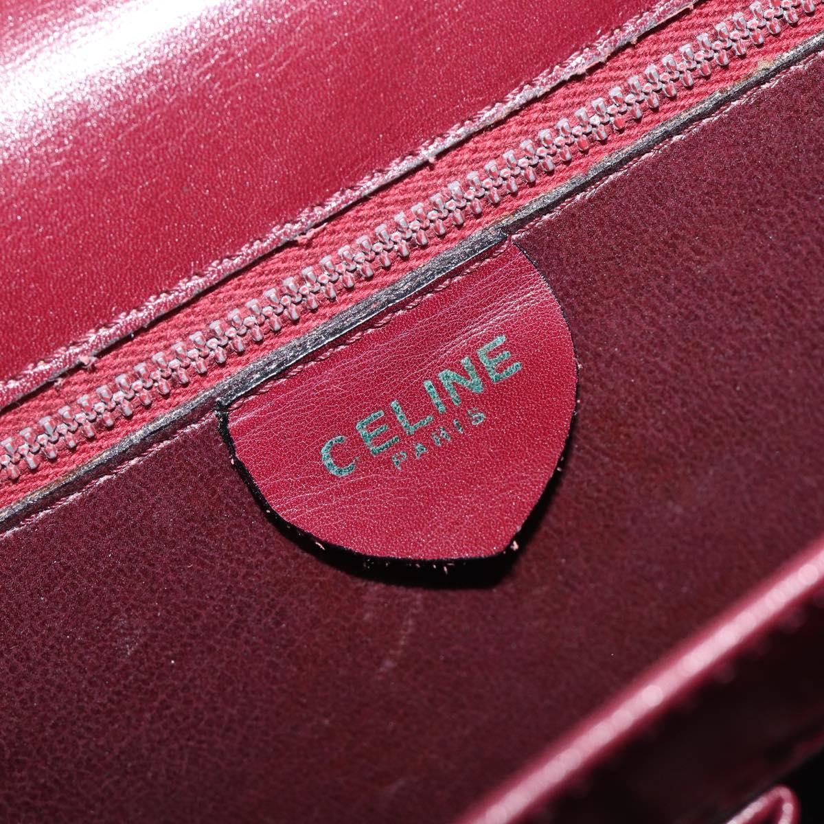 Celine Bordeaux Triomphe Crossbody