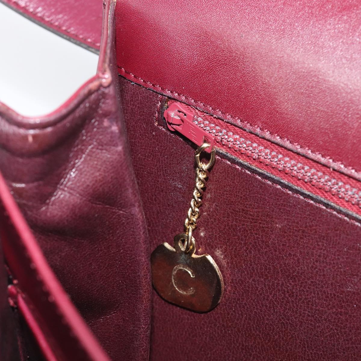 Celine Bordeaux Triomphe Crossbody