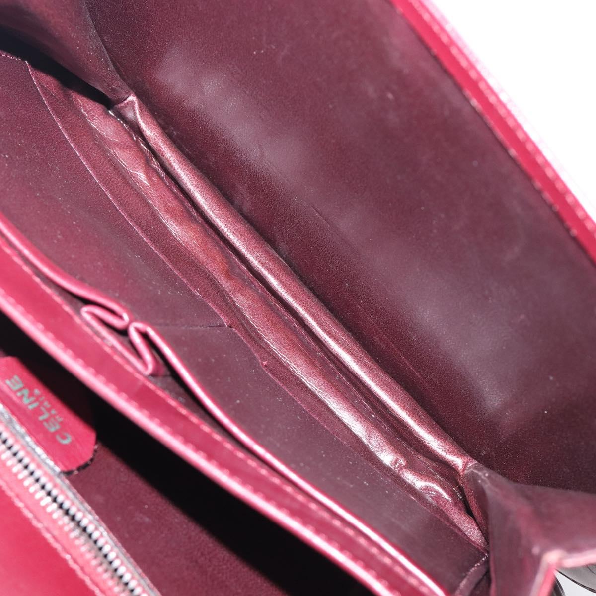Celine Bordeaux Triomphe Crossbody