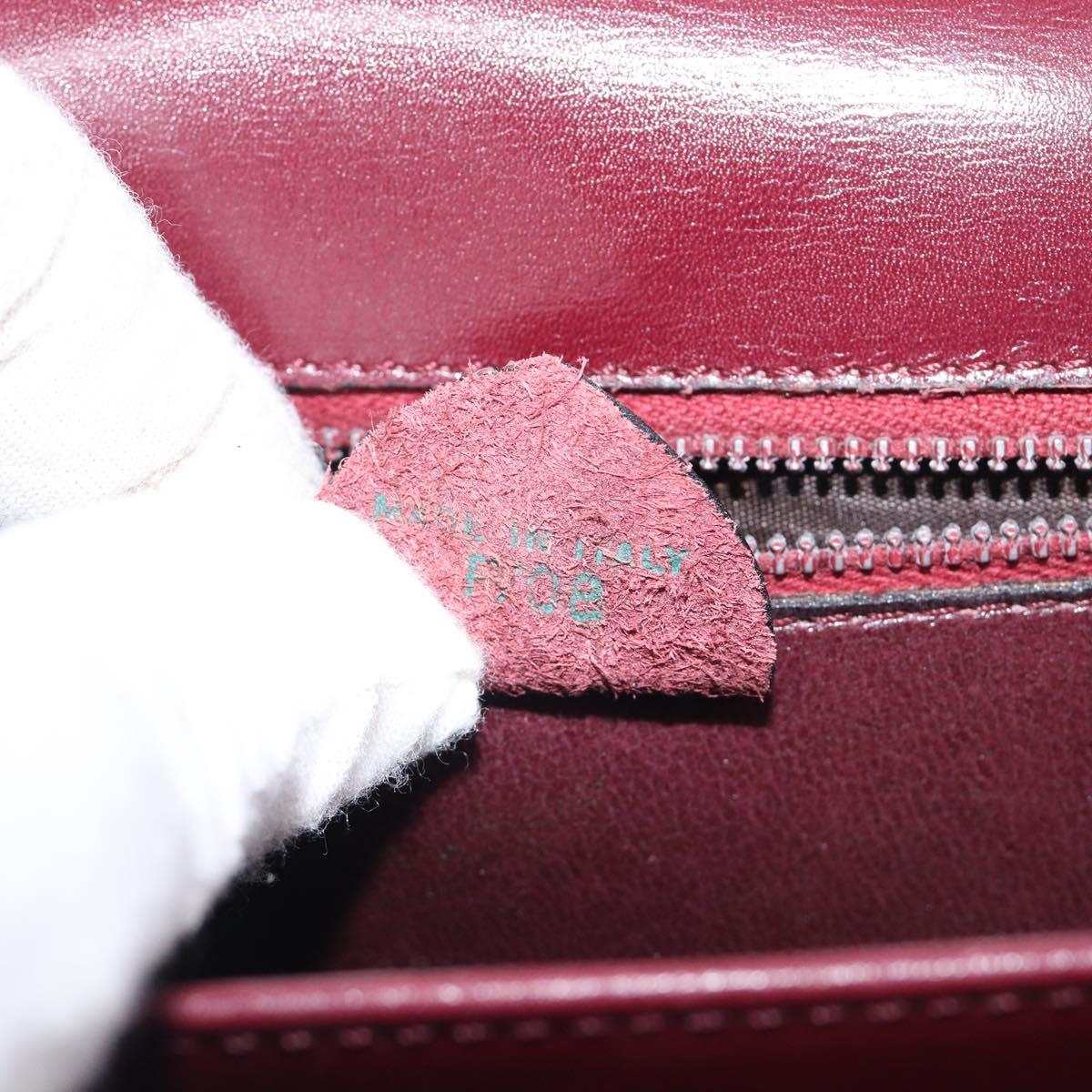 Celine Bordeaux Triomphe Crossbody