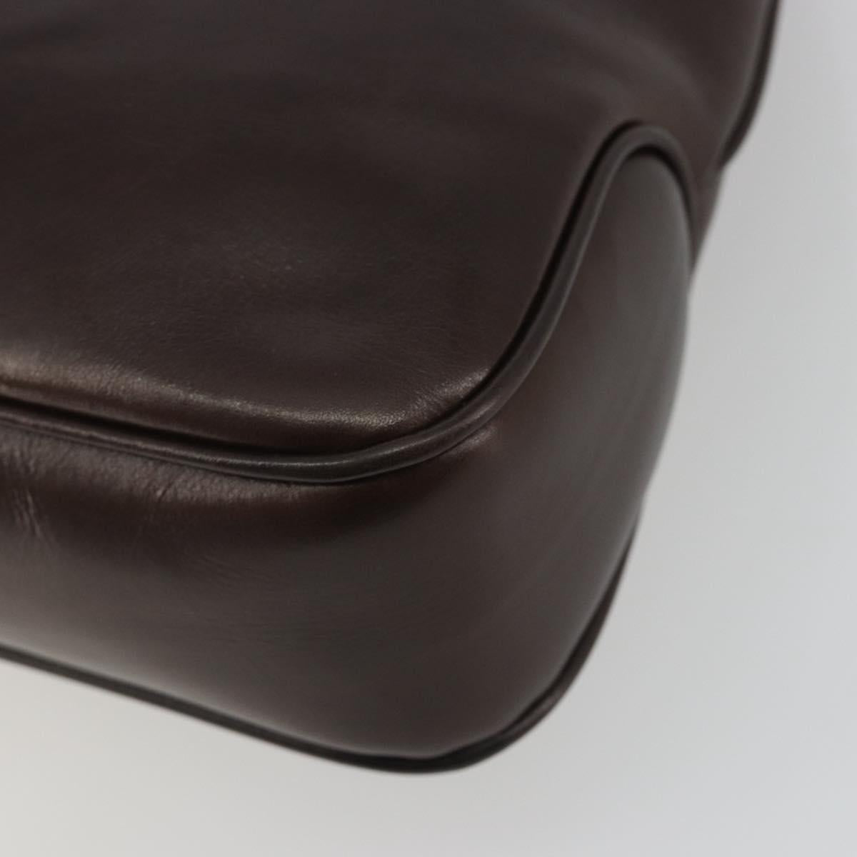 Celine Brown Leather Shoulder Bag