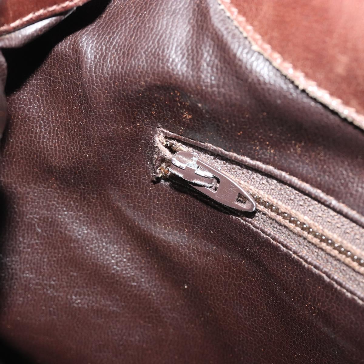 Celine Brown Leather Shoulder Bag