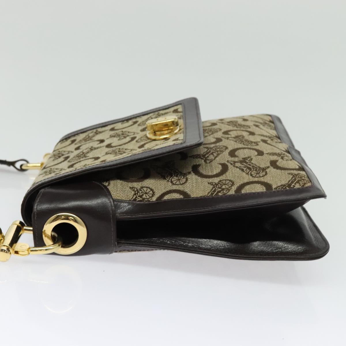 Celine C Sulky Horse Carriage Canvas Bag