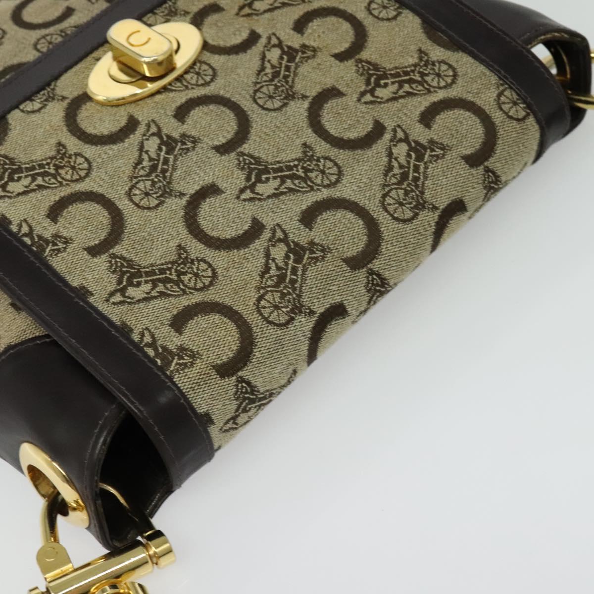 Celine C Sulky Horse Carriage Canvas Bag