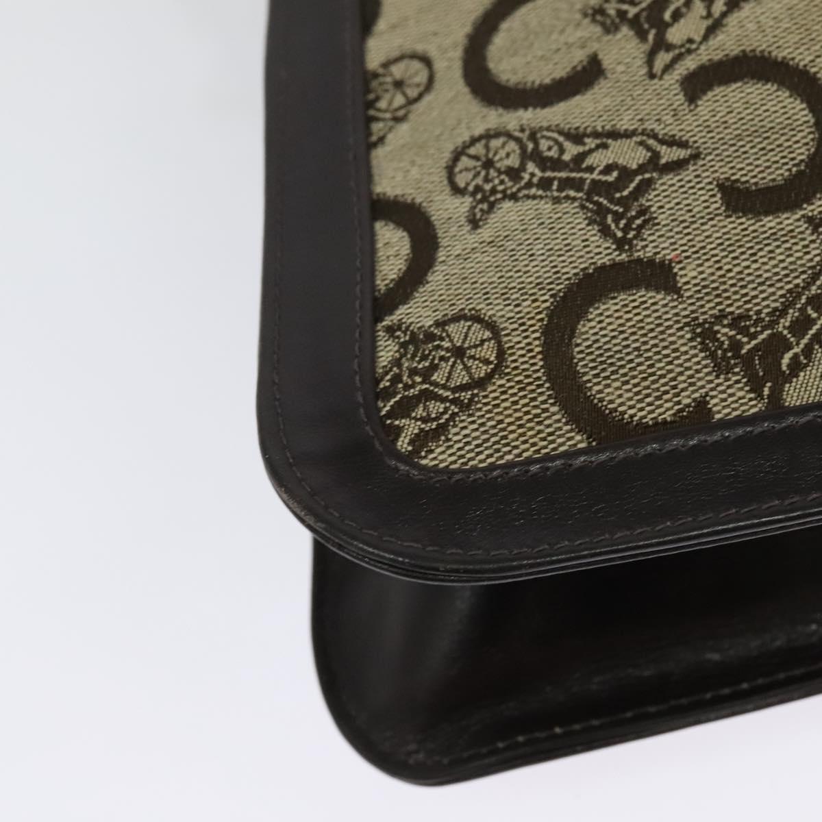 Celine C Sulky Horse Carriage Canvas Bag