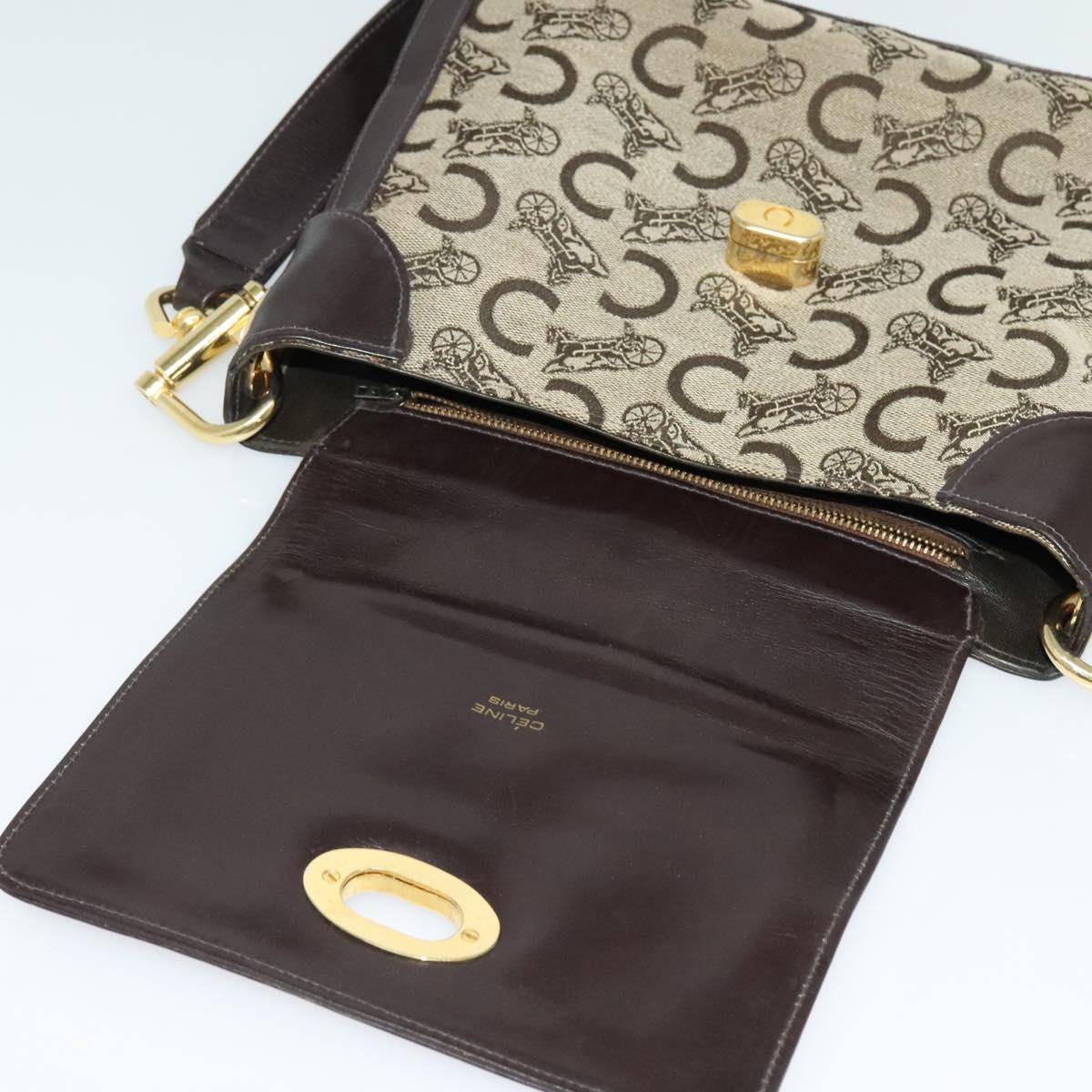 Celine C Sulky Horse Carriage Canvas Bag