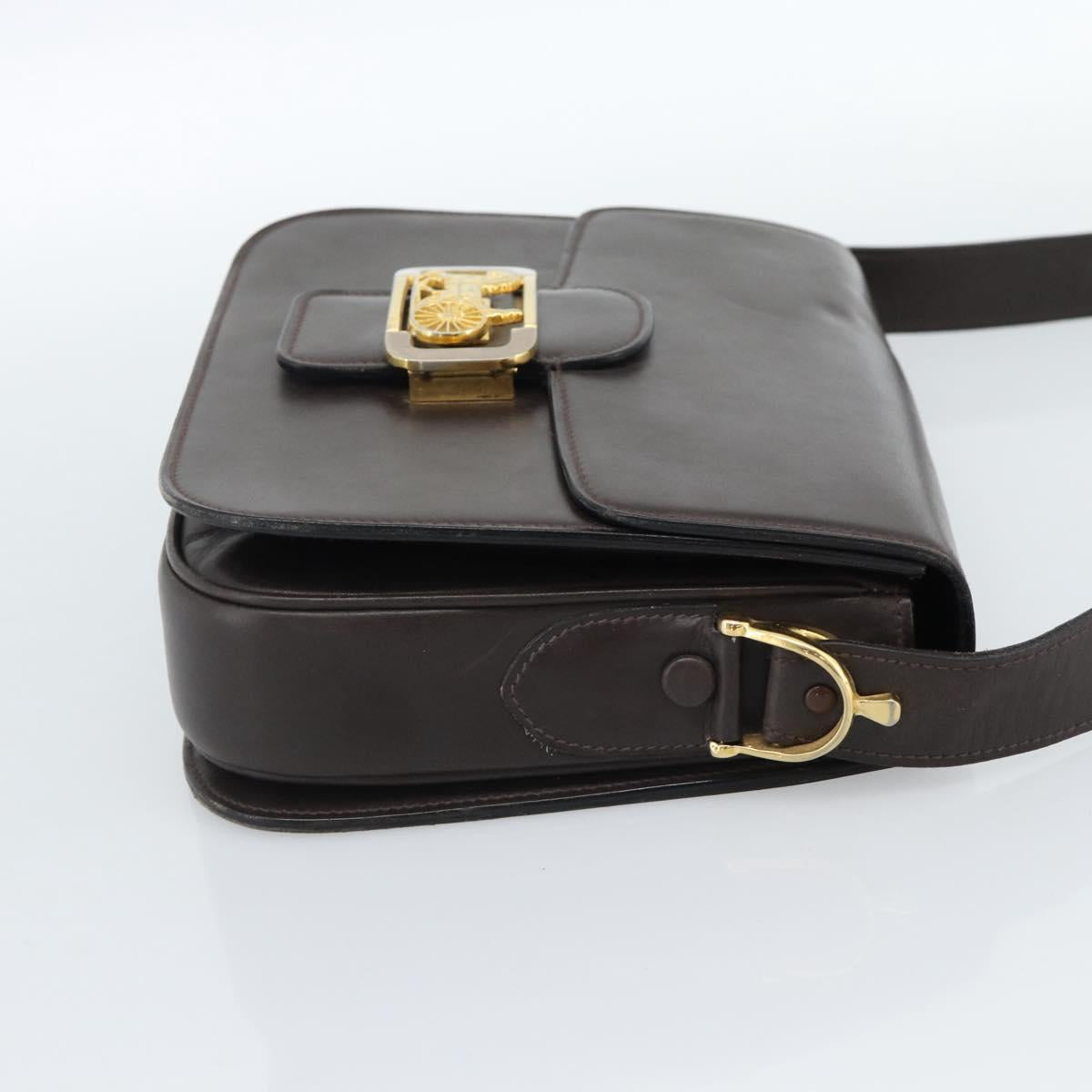 Celine Leather Horse Carriage Bag