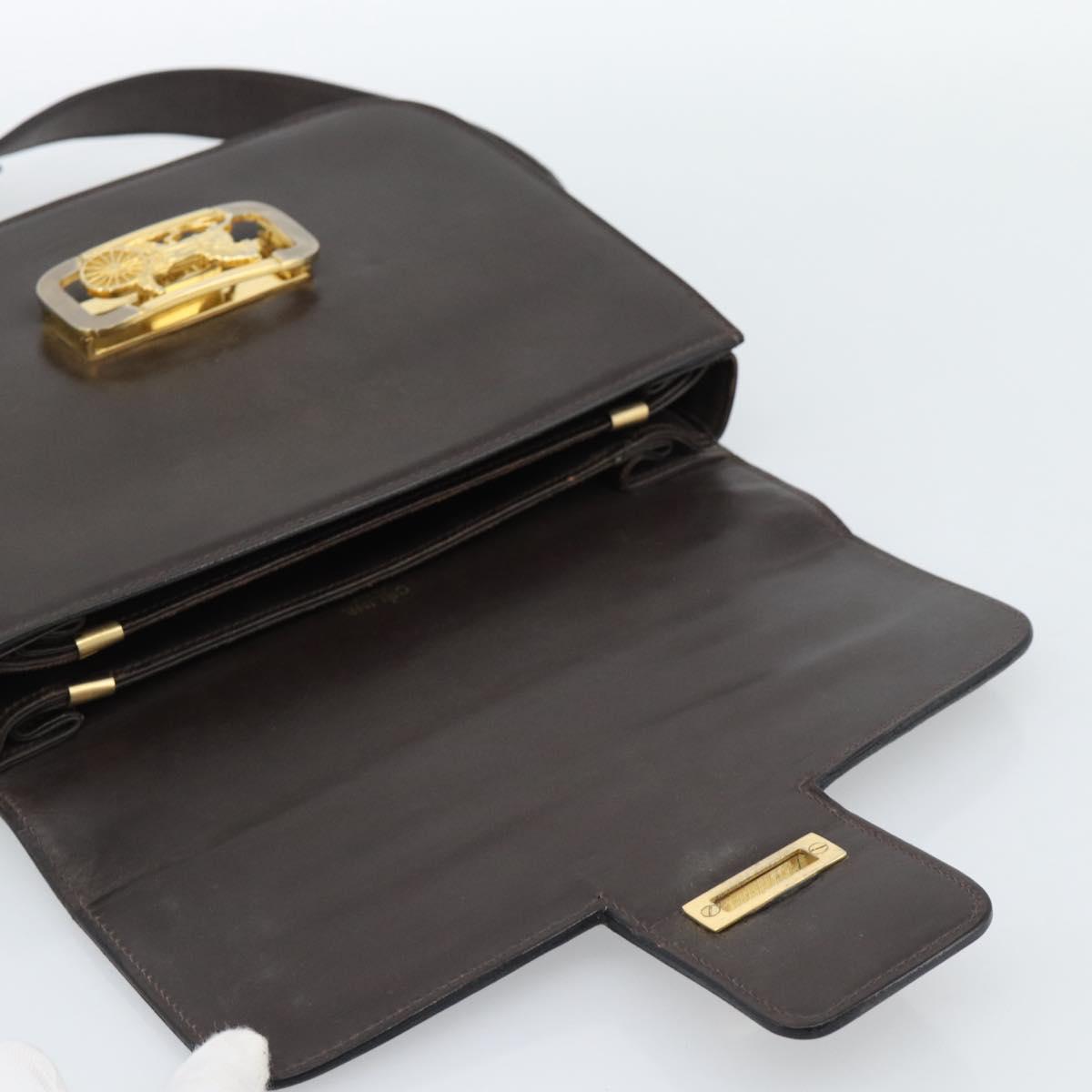 Celine Leather Horse Carriage Bag