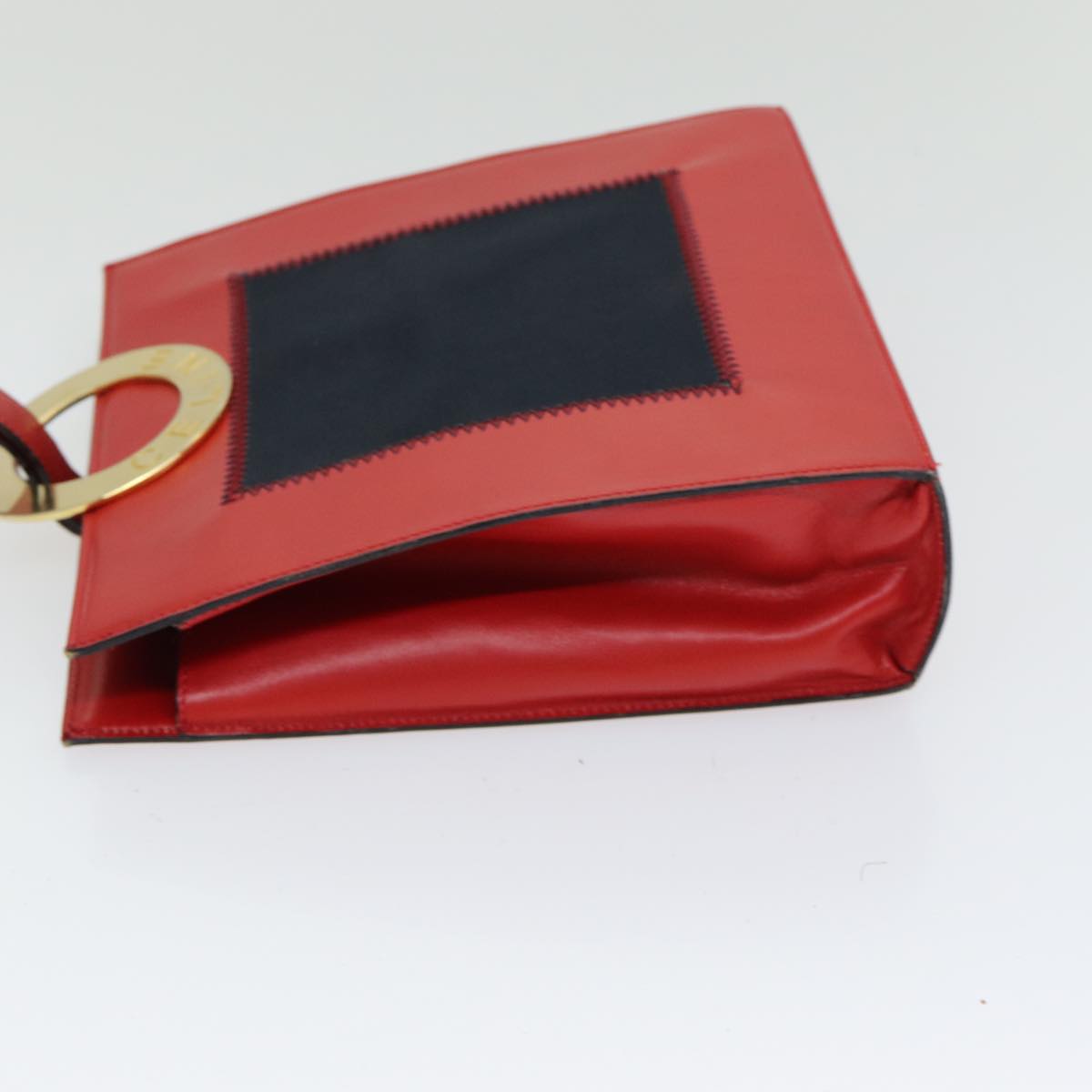 Celine Red Leather Shoulder Bag