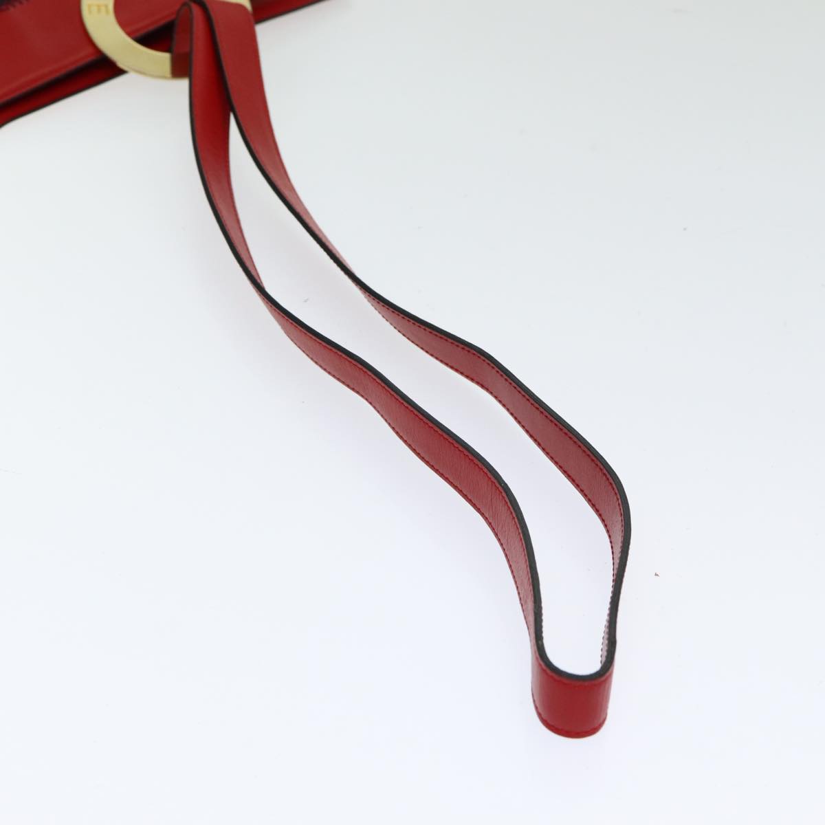 Celine Red Leather Shoulder Bag