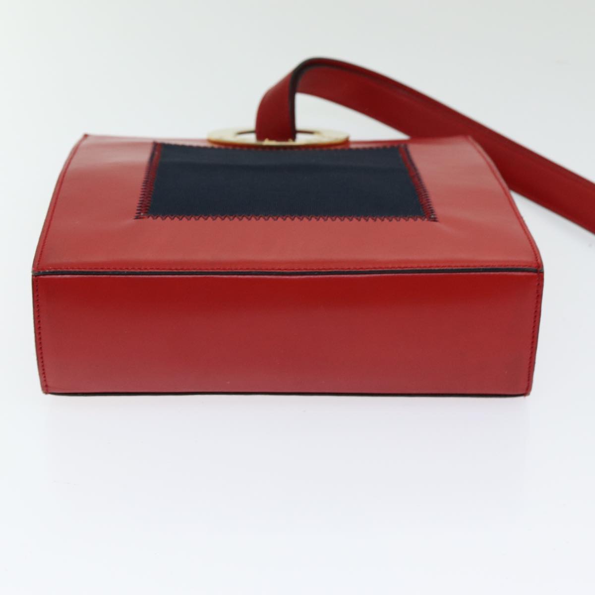 Celine Red Leather Shoulder Bag