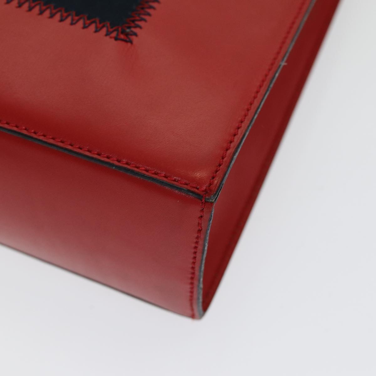 Celine Red Leather Shoulder Bag