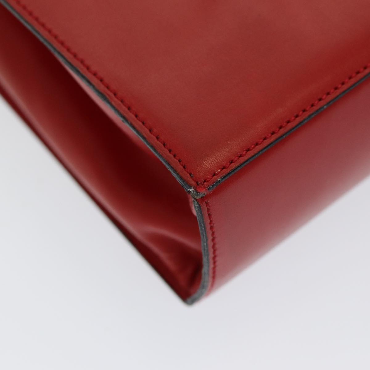 Celine Red Leather Shoulder Bag