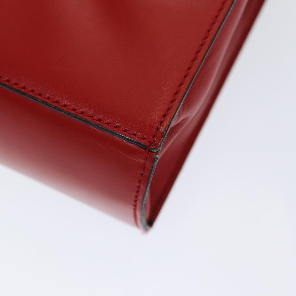 Celine Red Leather Shoulder Bag