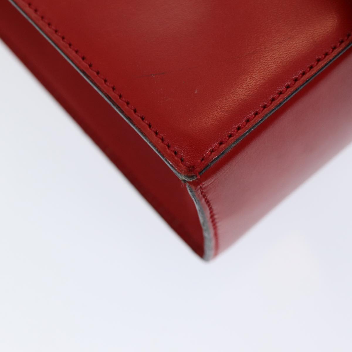 Celine Red Leather Shoulder Bag
