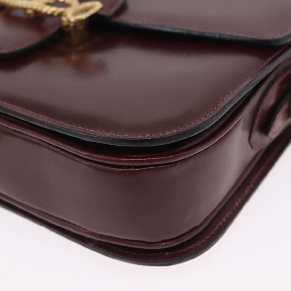 Celine Oxblood Shoulder Bag