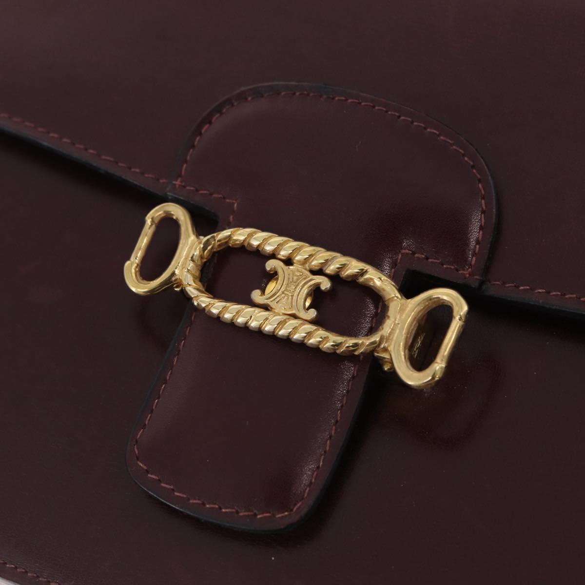 Celine Oxblood Shoulder Bag