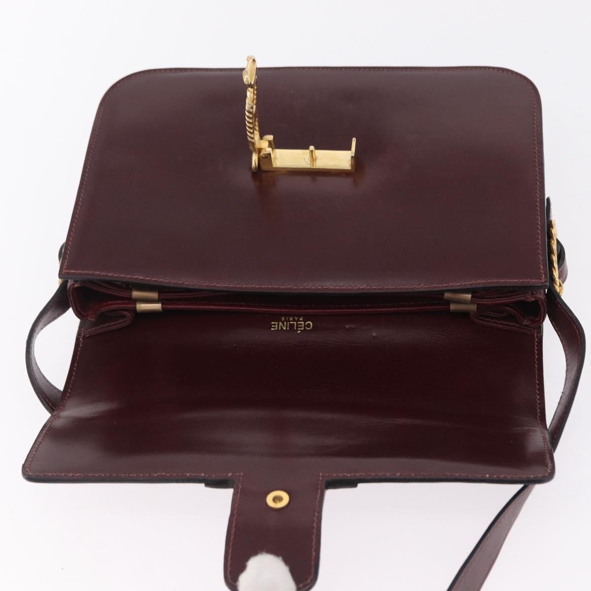Celine Oxblood Shoulder Bag