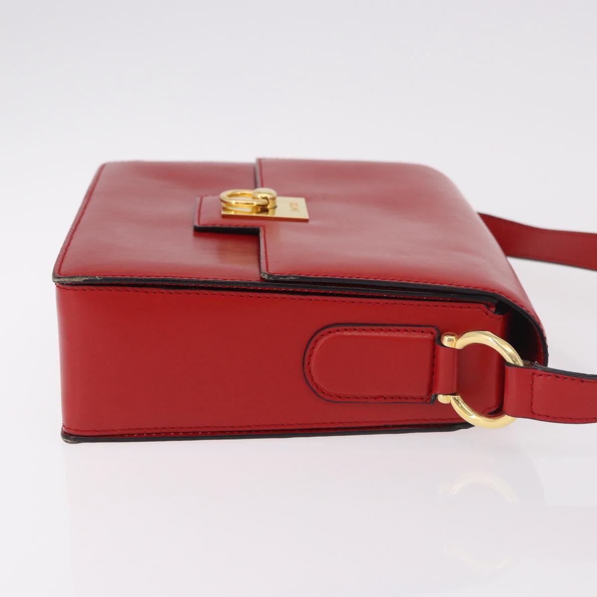Celine Red Box Leather Crossbody