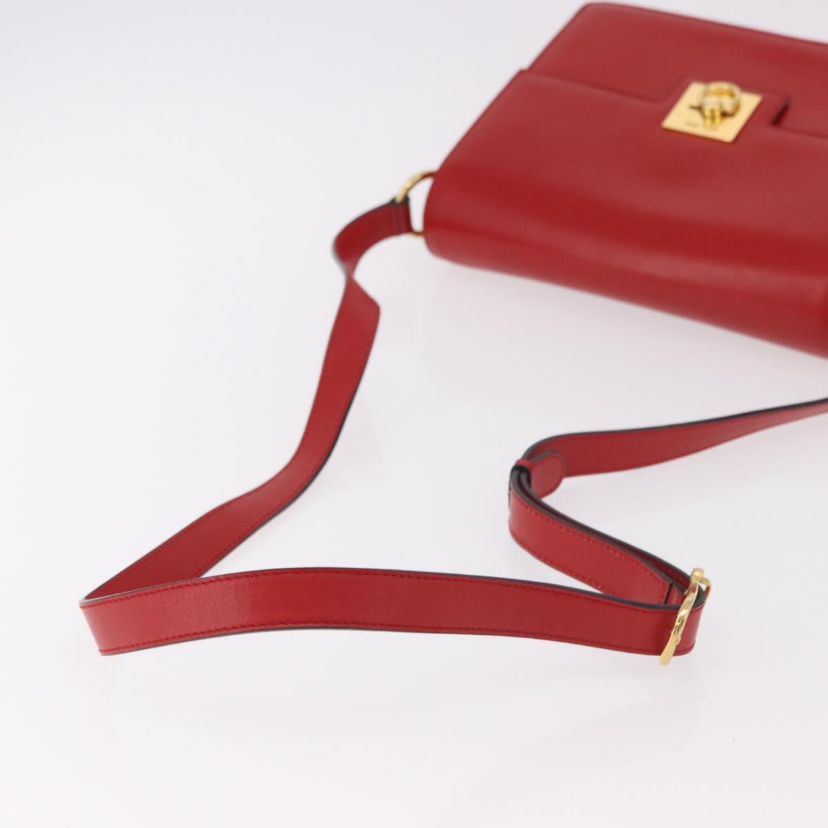 Celine Red Box Leather Crossbody
