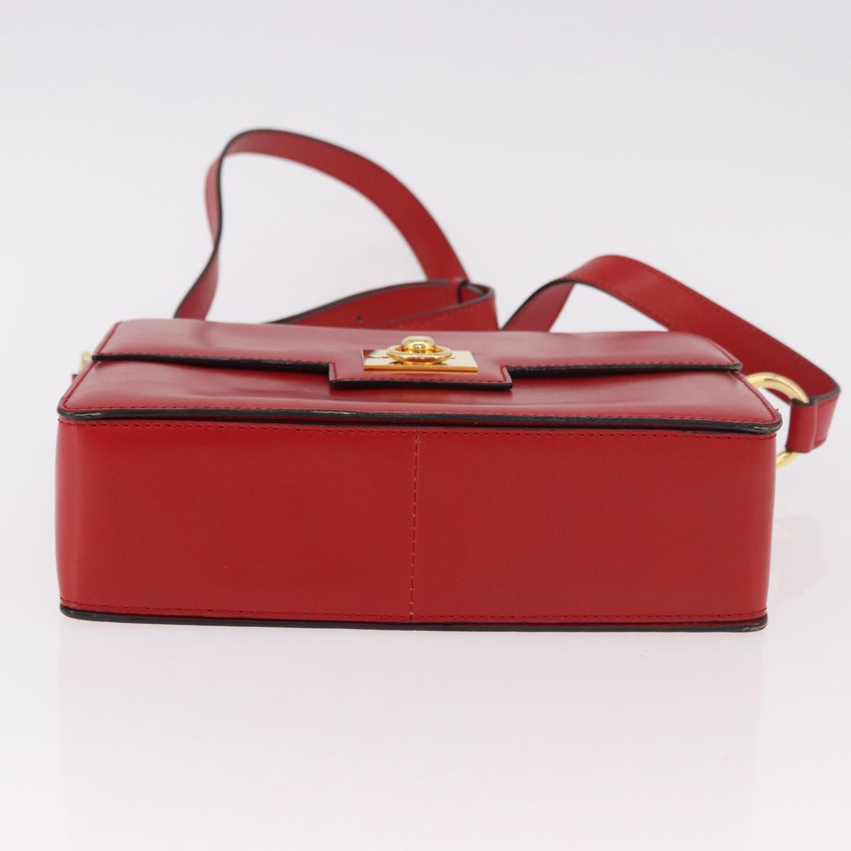 Celine Red Box Leather Crossbody