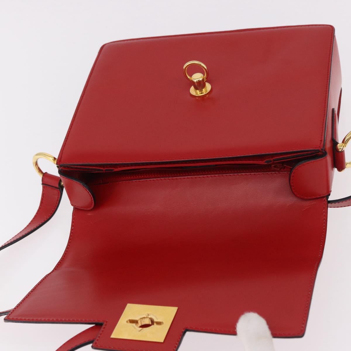 Celine Red Box Leather Crossbody